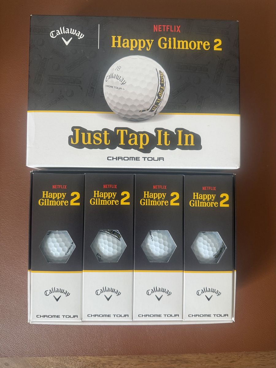 Happy Gilmore Chrome Tour Golf Balls