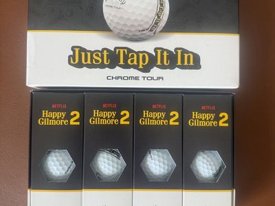 Happy Gilmore Chrome Tour Golf Balls