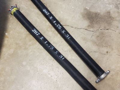 Garage door torsion springs