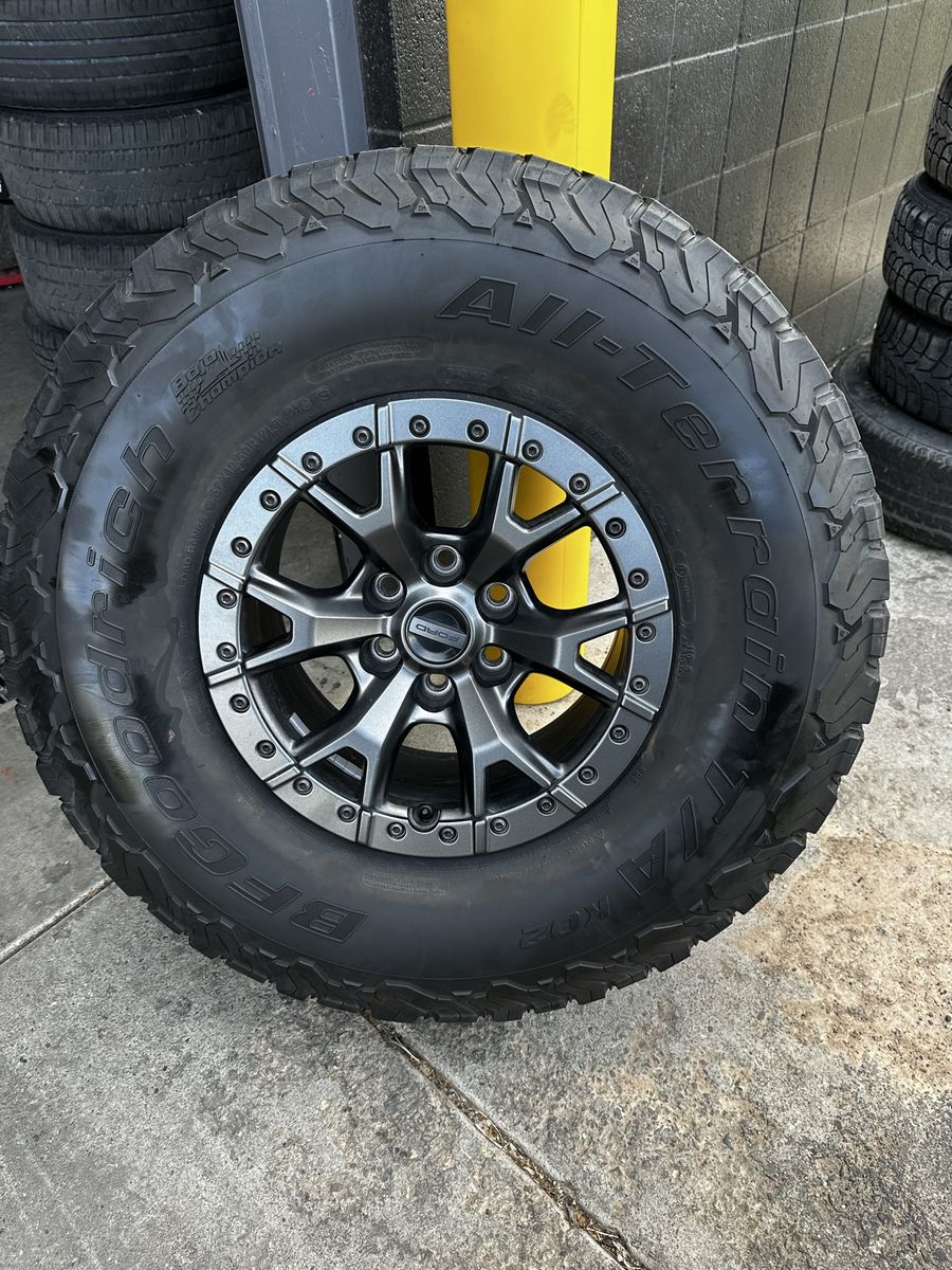 Raptor 37 wheels and tires