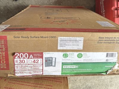 Square D Homeline Solar Ready Surface Mount CSED