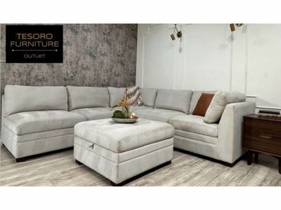 NEW TISDALE BEIGE MODULAR SECTIONAL WE OFFER DELIVERY