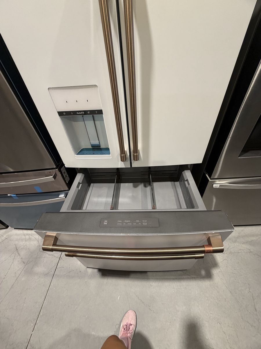 GE Counter-Depth 3-Door French Door Refrigerator with Internal Ice Maker