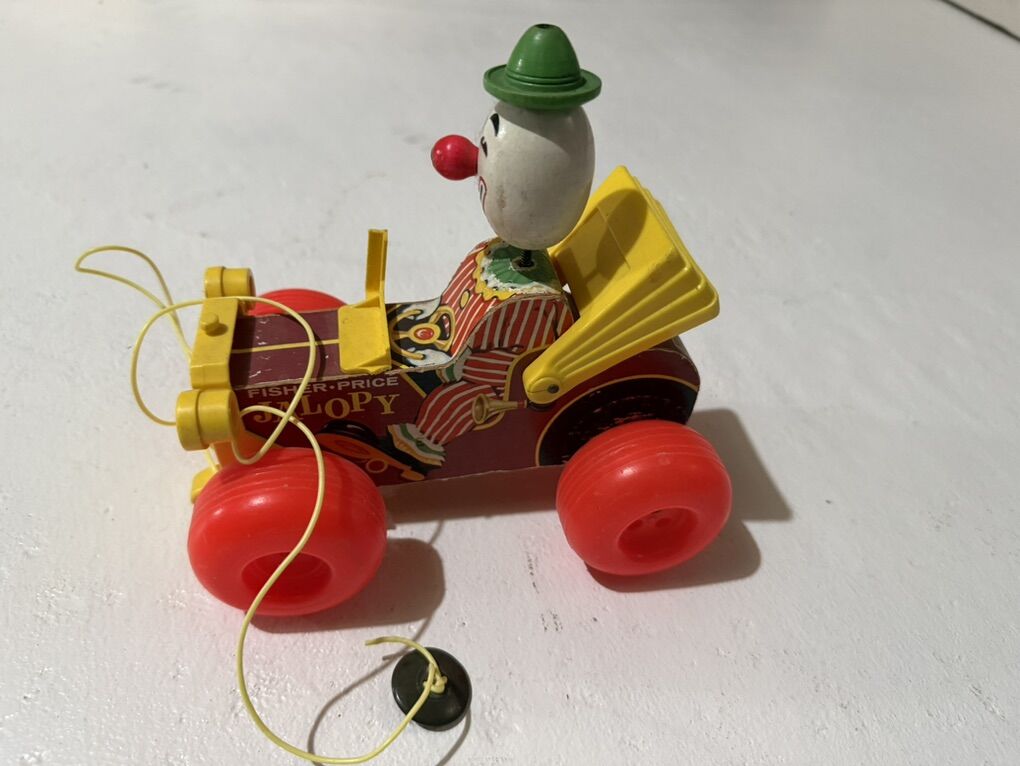 1965 Vintage Fisher Price Jalopy Clown Car
