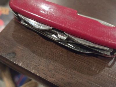 Swiss Army Knife Multi-tool, Red - Several Tools Included