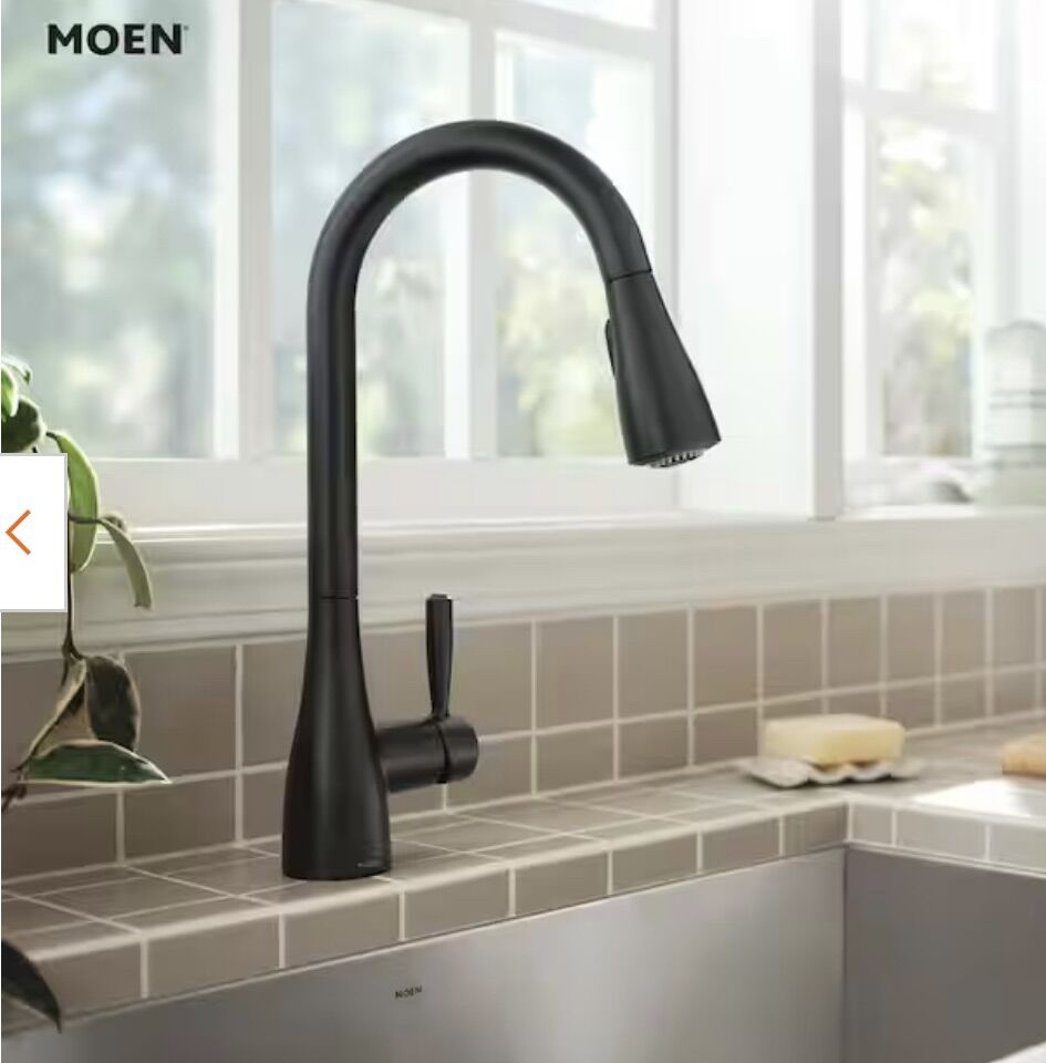 Moen SingleHandle PullDown Kitchen Faucet Doherty