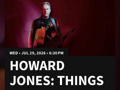 2 Howard Jones Concert Tickets - July 29, 2026 - Maverik Center - Section 123, Row 20