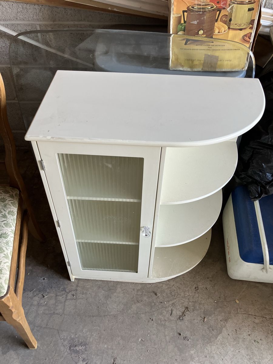 Midcentury corner shelves