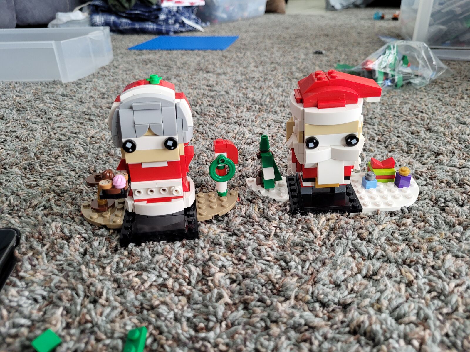 Mr. and Mrs. Claus Brickheads