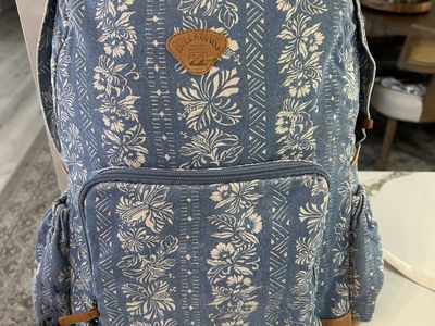 Billabong Blue Floral Backpack – $20