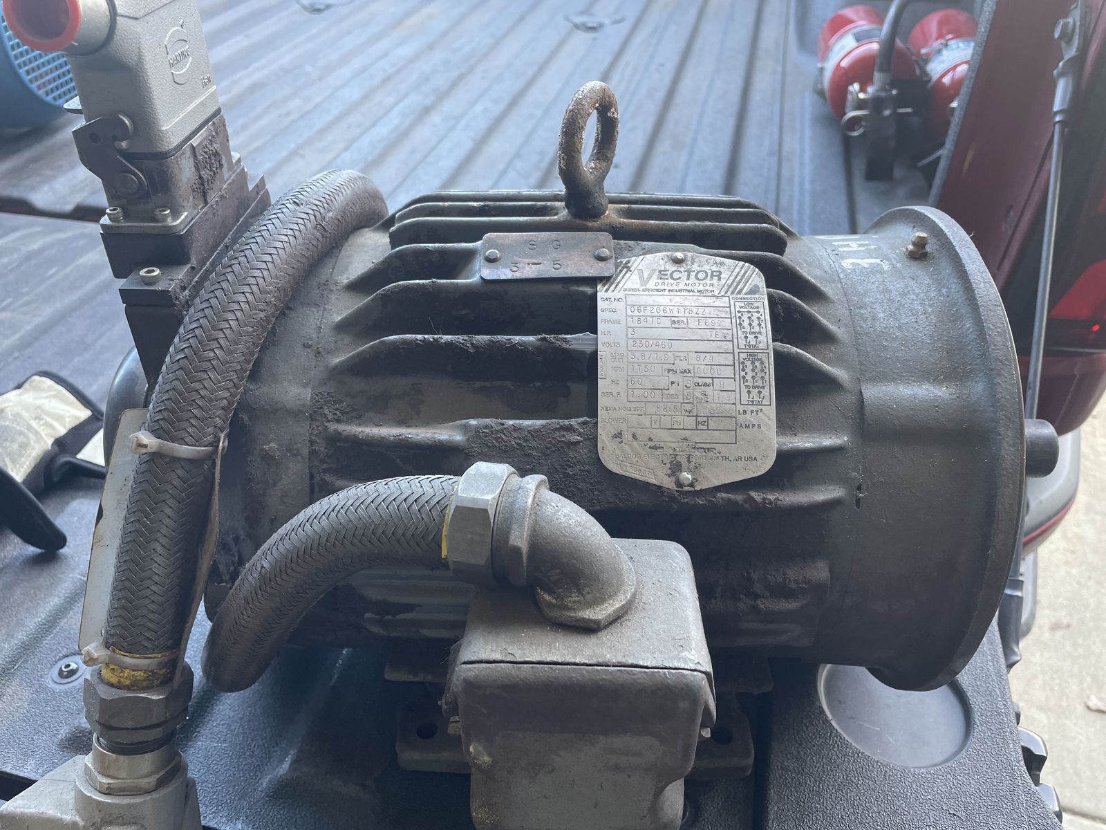 3hp Baldor Vector Drive Motor