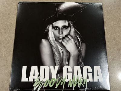 Lady Gaga-Bloody Mary-Glow In Dark Vinyl-Damage