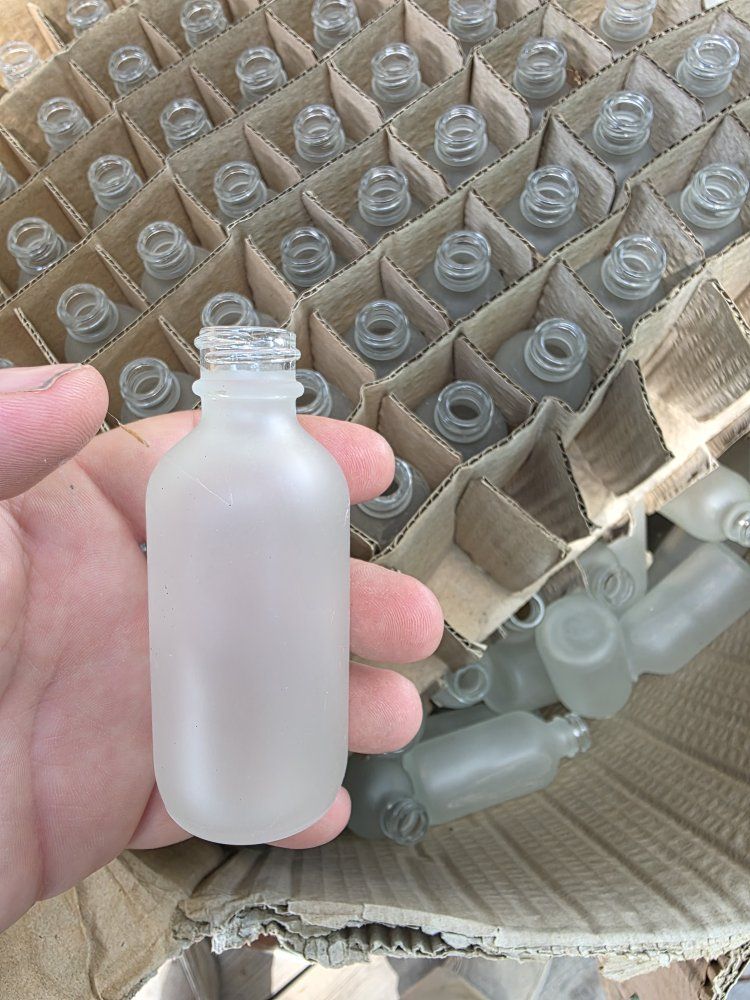 240 Pcs 2oz Frosted Glass Dropper Bottles