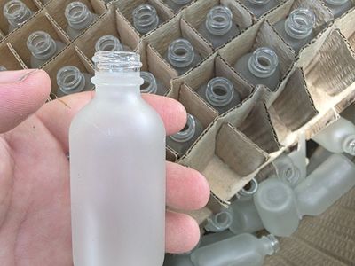 240 Pcs 2oz Frosted Glass Dropper Bottles