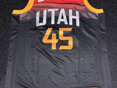 Nike Utah Jazz Donovan Mitchell 45 City Edition Swingman Jersey Size 48