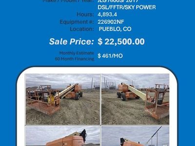 Boom lift 600S 60ft straight Snorkel 2017 , hrs 4893