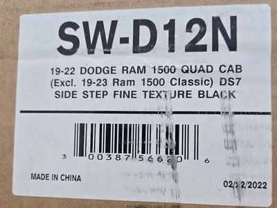Dodge Ram 1500 quad cab Running Boards never used