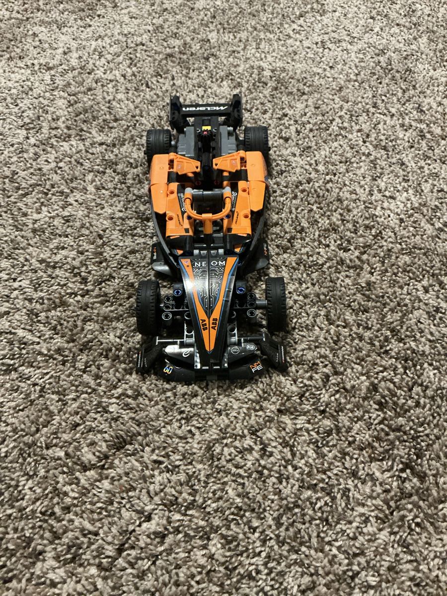 LEGO Technic 42169 NEOM McLaren Formula E Race Car Building Set - 452 Pieces, Pull-Back Action