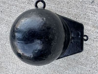 10 lb Pound Round Downrigger Down Rigger Weight Ball