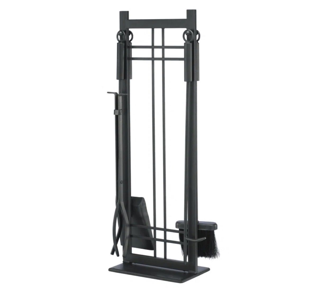 New! 5 Piece Steel Fireplace Tool Set