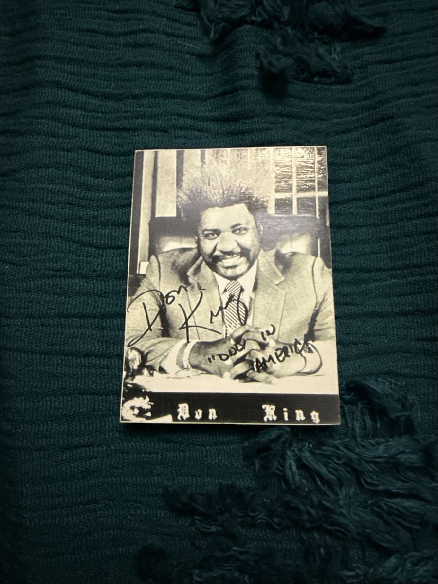 Hand Signed Don King Promotional Photograph