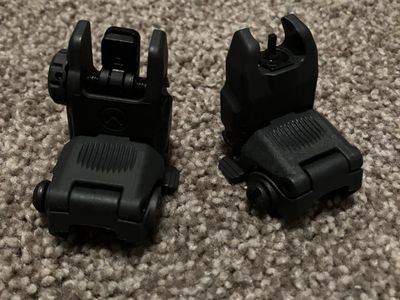 Trade MAGPUL flip up Iron Sights For Optic?