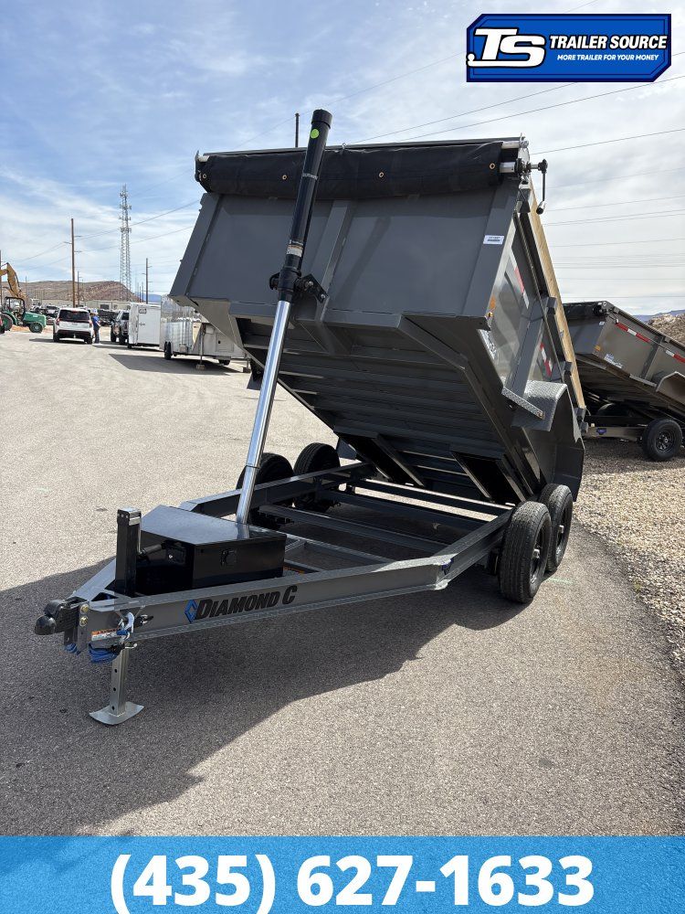 Diamond C MDT 206 6.5x12 ft Dump Trailer 32" Sides 10K GVWR Board Brackets