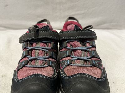 Keen toddler size 12 grey/pink, textile and Leather waterproof hiking shoes