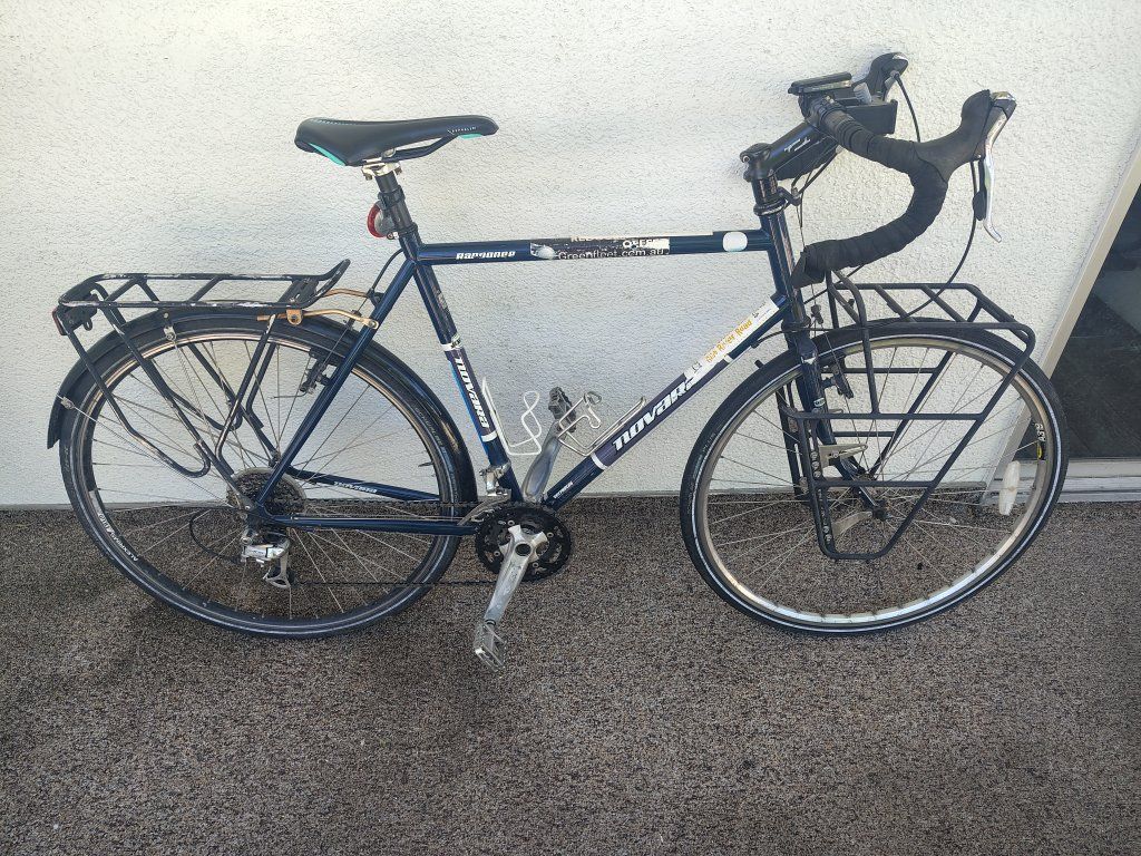 Novara Randonee built with Reynolds 520 Chromoly steel
