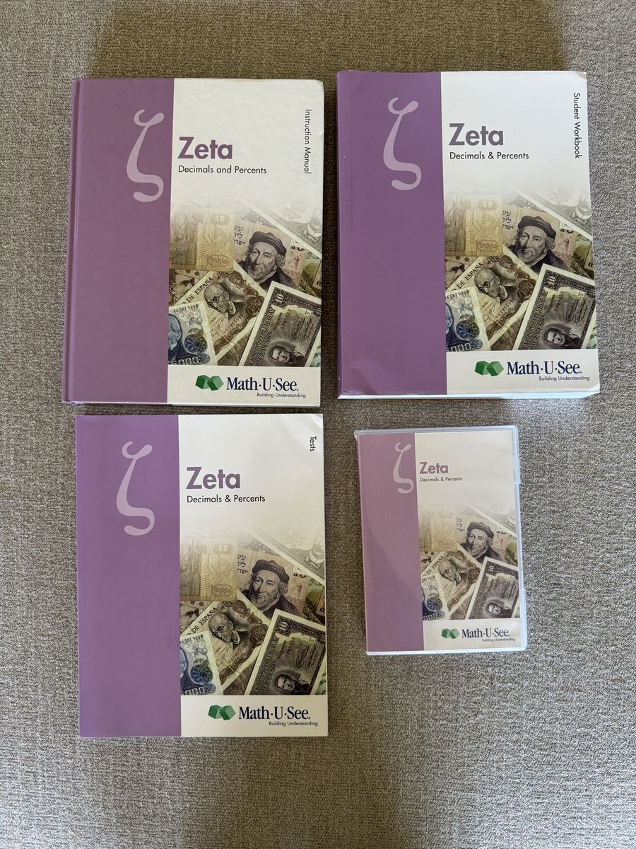 Math U See, Zeta, Decimals And Percents