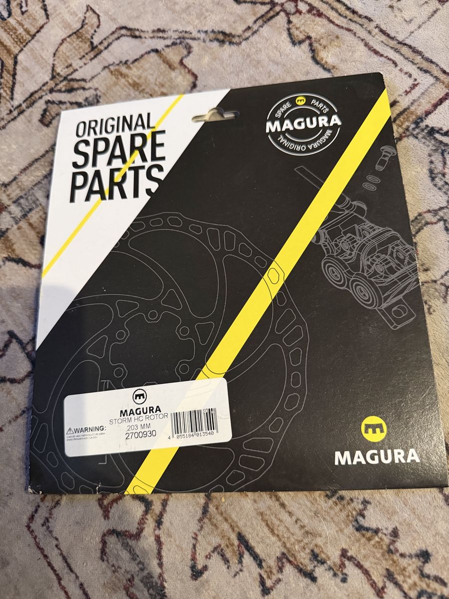 Magura Storm HC Rotor - 203MM Original Spare Part for Mountain Bikes (P/N 2700930)