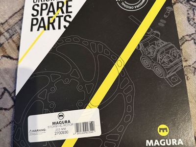 Magura Storm HC Rotor - 203MM Original Spare Part for Mountain Bikes (P/N 2700930)
