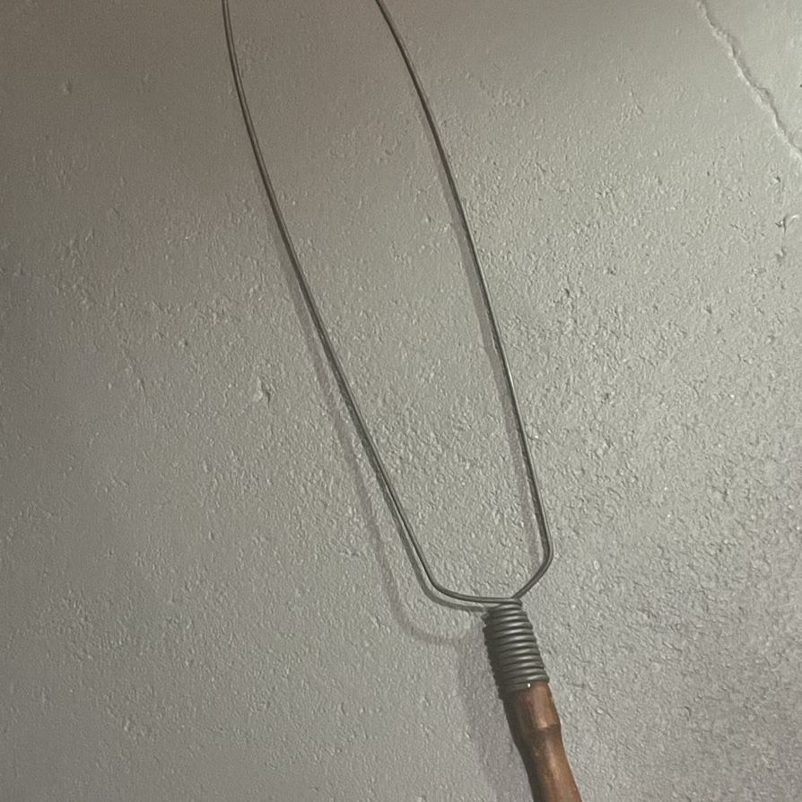 Antique wire twisted carpet beater