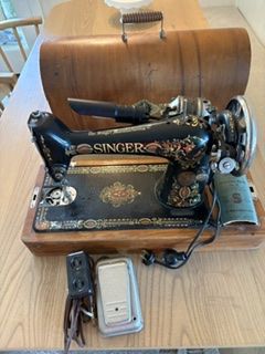 Vintage Singer & New Willard Household Sewing Machines - 2-Pack