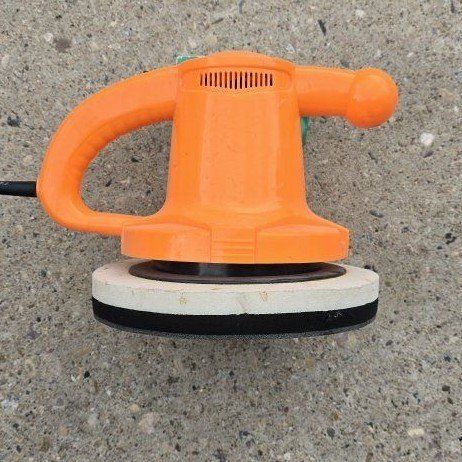 Orange Electric Buffer Polisher with Handle - Used