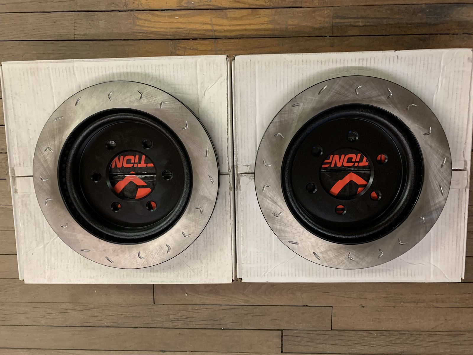 FactionFab Swept Slotted REAR Rotors for 2018-2020 Ford F150 & Ford Raptor Faction Fab FFA 1.10167.1