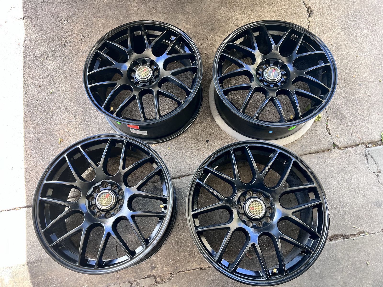 18x8 Drag Wheels 5x114.3 Honda Lexus Toyota Nissan