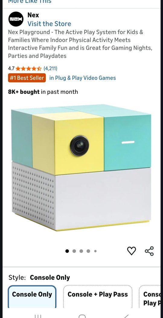 Nex Playground video game console