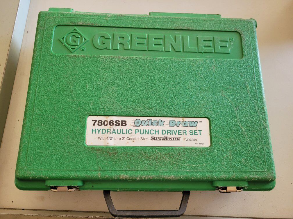 Greenlee Hydraulic Punch Driver Set