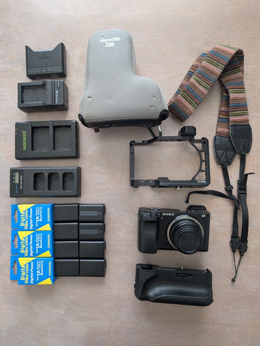 Sony A6400 camera with extras