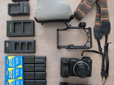 Sony A6400 camera with extras