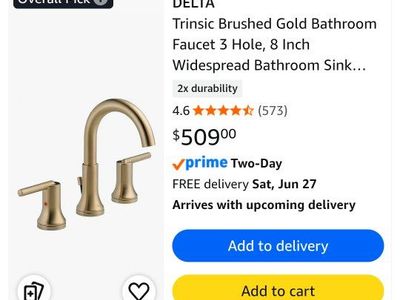 Delta 14 Series Shower Trim Kit with H2Okinetic Hand Shower & Rough-in Valve, Matte Black