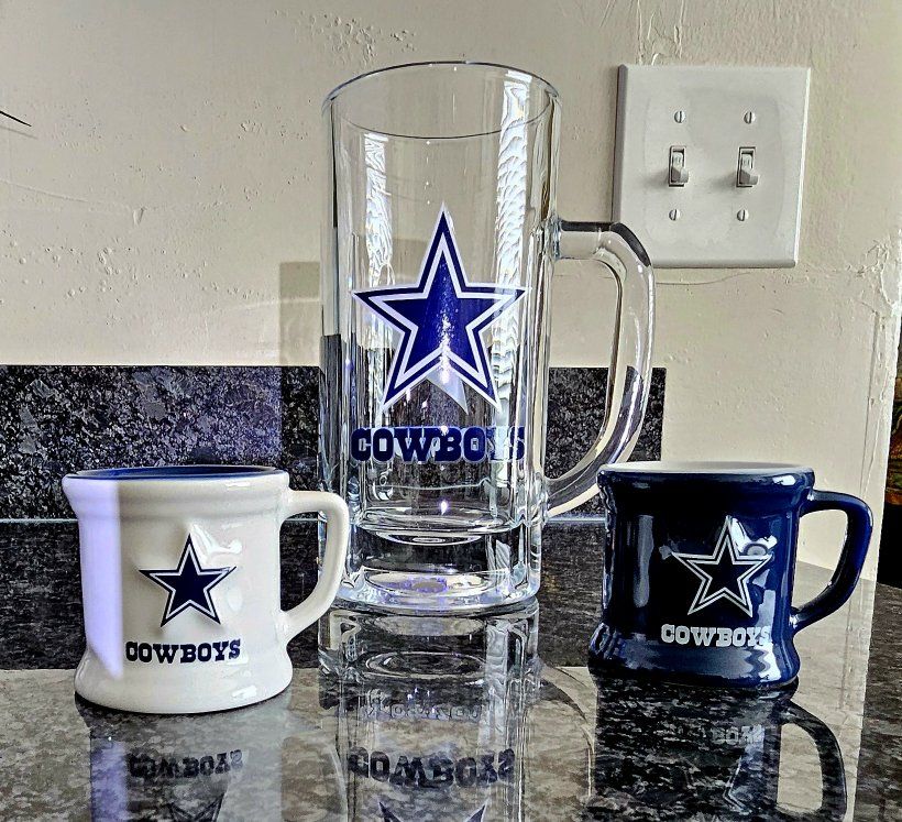Dallas Cowboys Mini Mug & Beer Stein Set - 3 Pieces
