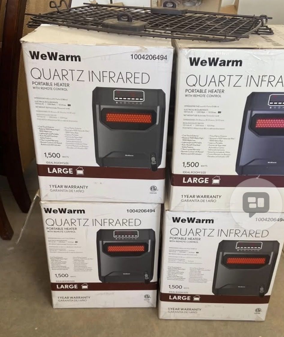 (3) portable Heaters