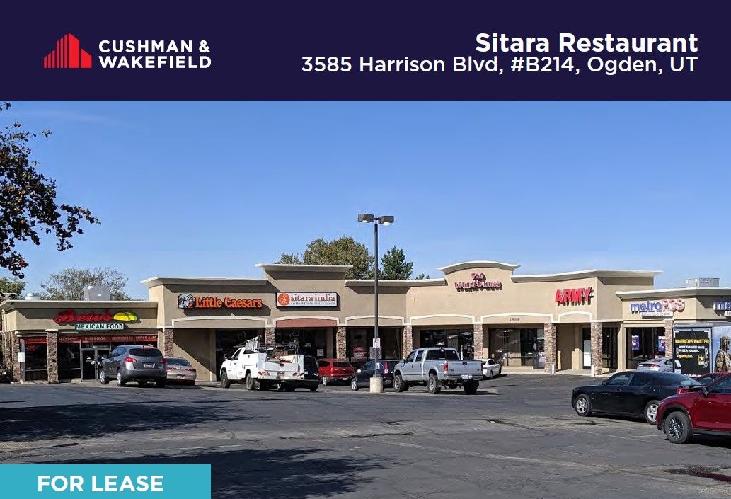 2nd Generation Restaurant With A Hood For Lease In Ogden