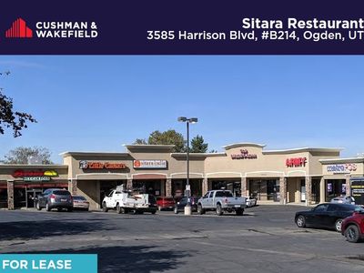 2nd Generation Restaurant With A Hood For Lease In Ogden