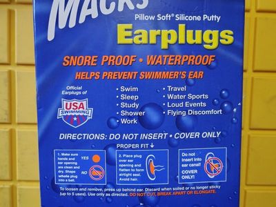 Mack's silicone putty ear plugs 200 count