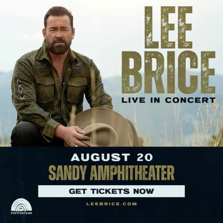 Lee Brice Live in Concert Tickets - Sandy Amphitheater - August 20