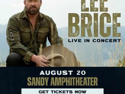 Lee Brice Live in Concert Tickets - Sandy Amphitheater - August 20