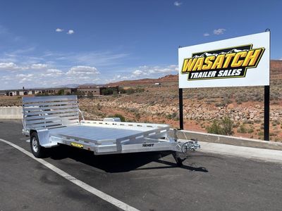 2026 Aluma 6.5X14 Single Axle Aluminum Utility Tra